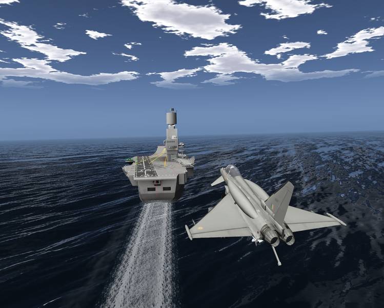 Segunda foto del Eurofighter Naval